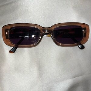 WMP Eyewear Rectangle Micro Sunglasses